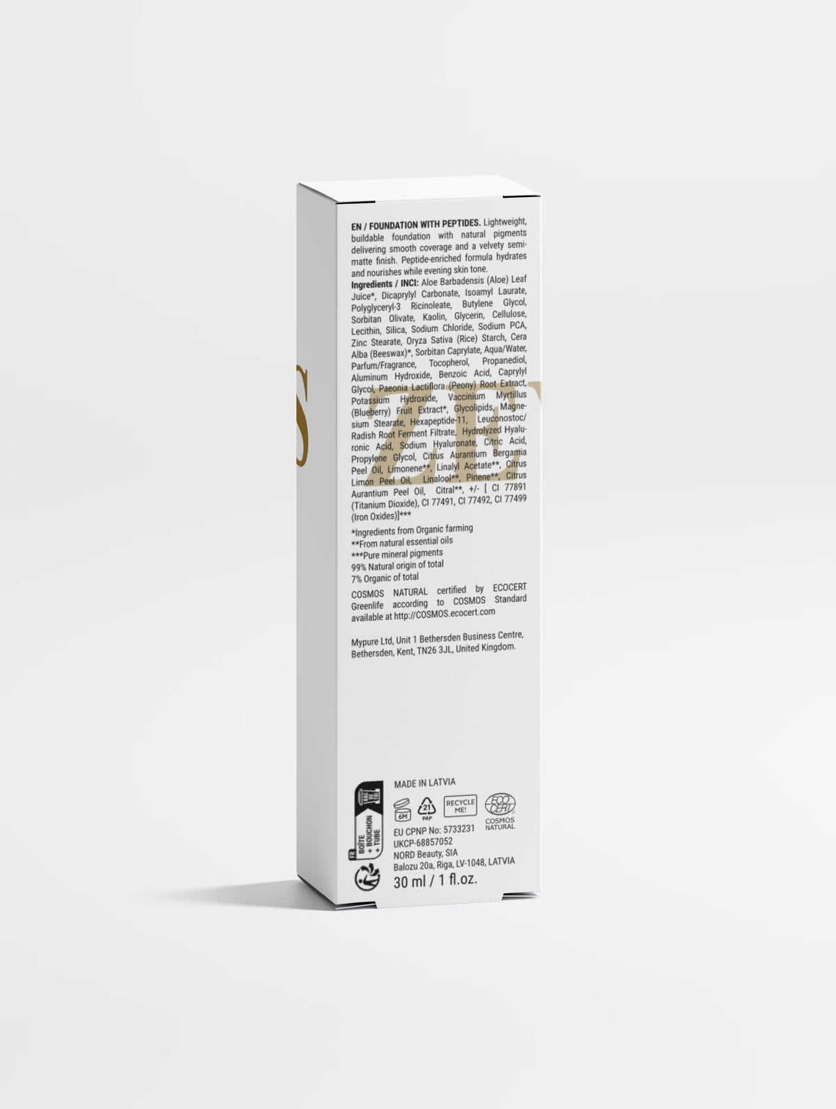 Foundation with Peptides, 40 Deep Neutral