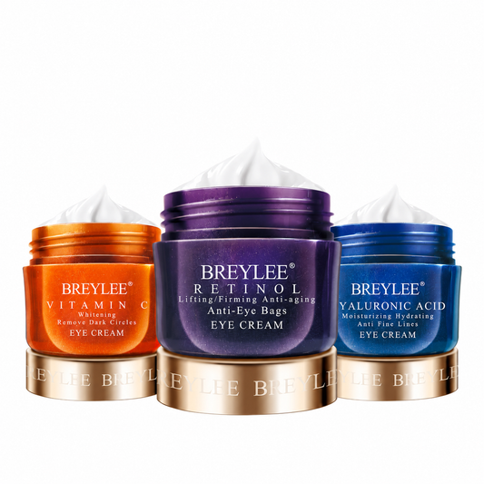 Nourishing Eye Cream — three options on a white background